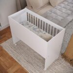 Mini Berço Infantil Branco com Rodinhas, Colchão Impermeável e Certificação Inmetro para mais segurança e praticidade - Imagem 3