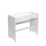 Mini Berço Infantil Branco com Rodinhas, Colchão Impermeável e Certificação Inmetro para mais segurança e praticidade - Imagem 5