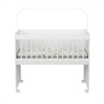 Mini Berço Infantil Branco com Rodinhas, Colchão Impermeável e Certificação Inmetro para mais segurança e praticidade - Imagem 9