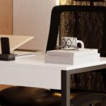 Mesa Escrivaninha Industrial Desk 90 Branco: estilo e praticidade para seu escritório. - Imagem 3