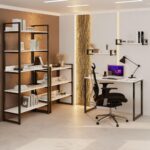 Mesa Escrivaninha Industrial Desk 90 Branco: estilo e praticidade para seu escritório. - Imagem 4