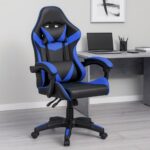 Cadeira Gamer X-On Azul: conforto ergonômico, reclinação 90° a 135° e rodinhas resistentes para jogar e trabalhar com mais produtividade. - Imagem 8