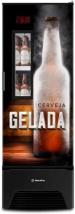 Metalfrio Cervejeira VN50AF 572L Frost Free: alta capacidade e resfriamento rápido para bares e mercados. - Imagem 6