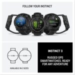 Garmin Instinct 3 Preto 45mm com GPS e monitor cardíaco para treinos precisos e maior controle das atividades. - Imagem 8