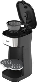 Cafeteira Oster 2Day 2 em 1 com copo térmico e filtro reutilizável: café prático e quente na medida certa. - Imagem 4