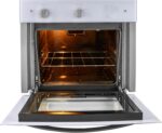 Forno à Gás de Embutir Stelar 46L Topázio Branco 220v: mais espaço, grill elétrico e limpeza fácil para assar com praticidade e segurança. - Imagem 4