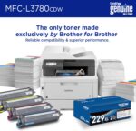 Brother MFC-L3780CDW: multifuncional colorida sem fio com impressão a laser, duplex de passagem única e alta velocidade para pequenas empresas. - Imagem 4