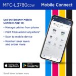 Brother MFC-L3780CDW: multifuncional colorida sem fio com impressão a laser, duplex de passagem única e alta velocidade para pequenas empresas. - Imagem 5