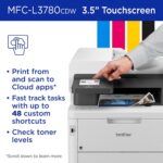 Brother MFC-L3780CDW: multifuncional colorida sem fio com impressão a laser, duplex de passagem única e alta velocidade para pequenas empresas. - Imagem 6