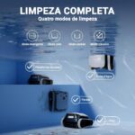 Aspirador de Piscina Sem Fio com 4 Modos: limpeza completa, forte sucção e ideal para piscinas de até 300 m². - Imagem 3