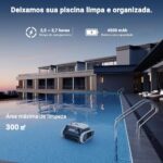 Aspirador de Piscina Sem Fio com 4 Modos: limpeza completa, forte sucção e ideal para piscinas de até 300 m². - Imagem 6