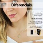 Colar Feminino Árvore da Vida com Zircônias Banhado a Ouro 18k, elegante e perfeito para presentear com significado - Imagem 2