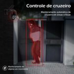 Câmera IP Sem Fio HD Externa com Visão Noturna, Detecção Humana, IP66 e Voz Bidirecional - Imagem 5