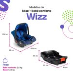 Bebê Conforto Cosco Kids Wizz com base Azul: leve, seguro e confortável para recém-nascidos até 13 kg. - Imagem 6