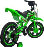 Unitoys Bicicleta Infantil Aro 16 com rodinhas: segurança, estabilidade e visual moto cross para crianças se divertirem com confiança. - Imagem 3