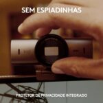 Webcam Logitech MX Brio 4K com IA, microfones com redução de ruído e USB-C para reuniões nítidas e profissionais - Imagem 9