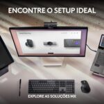Webcam Logitech MX Brio 4K com IA, microfones com redução de ruído e USB-C para reuniões nítidas e profissionais - Imagem 10