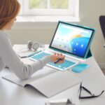 NOVOJOY Tablet 2 em 1 Android 15 com teclado, mouse e caneta, 8GB RAM, 32GB, ideal para trabalho e lazer - Imagem 4