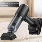 Mini Aspirador Pó Portátil Recarregável USB: limpeza prática, potente e sem fio para casa, carro e uso diário. - Imagem 5