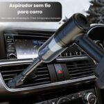 Mini Aspirador Pó Portátil Recarregável USB: limpeza prática, potente e sem fio para casa, carro e uso diário. - Imagem 6