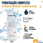 Refil Filtro Colormaq Original: tripla filtração, máxima redução de cloro e água pura para sua família. - Imagem 3