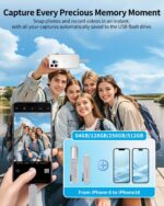 Pen Drive MFi 512 GB para iPhone: backup e transferência fácil de fotos, vídeos e arquivos entre iPhone, Android, iPad e PC￼ - Imagem 3