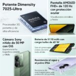 Xiaomi POCO M7 Pro 5G 256GB: desempenho potente, tela AMOLED 120Hz e bateria 5110mAh com 45W Turbo Charge. - Imagem 4