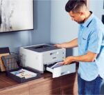 Impressora Brother Laser HLL3210CW Color A4 Wireless com impressão móvel, compacta e bandeja de 250 folhas. - Imagem 4