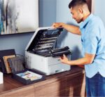 Impressora Brother Laser HLL3210CW Color A4 Wireless com impressão móvel, compacta e bandeja de 250 folhas. - Imagem 7