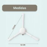 Kit 2 Escovas Laterais Xiaomi X10+/X20+/S10+/S20+ com cerdas duplas, encaixe perfeito e reposição compatível para maior eficiência na limpeza - Imagem 4