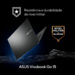 Notebook ASUS Vivobook Go 15 com Ryzen 5, 8GB e 512GB SSD: desempenho rápido para trabalho e estudos. - Imagem 9