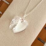 Colar com Foto Prata Relicário Coração: presente luxuoso e emocionante para guardar memórias com elegância. - Imagem 6