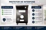 Proteção para Interfone Intelbras IPR/IVR 1010 e IVR 1070: resistente, durável e ideal para uso externo. - Imagem 9