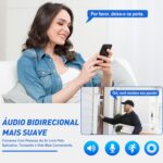Câmera de Segurança WiFi 1080p 360° com visão noturna, áudio bidirecional e IP65 para proteção externa. - Imagem 5