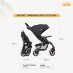 Joie Carrinho De Bebê Travel System Muze Juva Lx Ts: leve, compacto e ideal para passeios desde o nascimento - Imagem 3