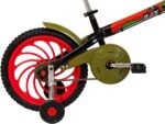 Caloi Bicicleta Infantil Power Rex Aro 16 Preta com rodinhas, segurança e ajuste fácil para crianças de 5 a 7 anos - Imagem 4
