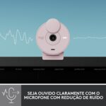 Webcam Logitech Brio 300 Full HD 1080p com privacidade e correção automática de luz para videochamadas nítidas e profissionais - Imagem 5
