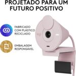 Webcam Logitech Brio 300 Full HD 1080p com privacidade e correção automática de luz para videochamadas nítidas e profissionais - Imagem 9