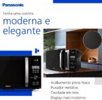 Micro-ondas Panasonic CD89NBRUN 30L 4 em 1 com Air Fryer, Grill e Convecção: cozinhe rápido, sem óleo e com mais sabor. - Imagem 7