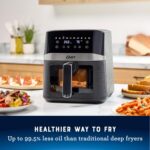 Oster Fritadeira a ar digital 4L com janela: cozinhe com até 99,5% menos óleo e mais praticidade na cozinha - Imagem 5