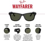 Óculos de Sol Ray-Ban Wayfarer 0RB2140 901 Tam 54: estilo icônico e proteção para comprar com segurança - Imagem 3