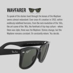 Óculos de Sol Ray-Ban Wayfarer 0RB2140 901 Tam 54: estilo icônico e proteção para comprar com segurança - Imagem 4