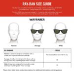 Óculos de Sol Ray-Ban Wayfarer 0RB2140 901 Tam 54: estilo icônico e proteção para comprar com segurança - Imagem 5