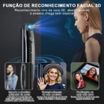 Fechadura digital biométrica com câmera, app e senha: segurança, controle remoto e acesso rápido para sua casa. - Imagem 3