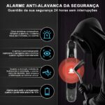 Fechadura digital biométrica com câmera, app e senha: segurança, controle remoto e acesso rápido para sua casa. - Imagem 5