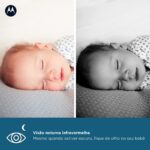 Babá Eletrônica Motorola VM50G com tela 5,0, visão panorâmica, zoom e áudio bidirecional para monitorar seu bebê com segurança. - Imagem 5