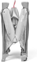 Berço Desmontável Multikids Baby DayDream Cinza BB404 com 2 alturas e colchão macio para conforto do bebê - Imagem 15