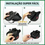 Capa Selim Bike anatômica com gel e espuma: mais conforto, ajuste firme e menos dor para pedalar por mais tempo - Imagem 5