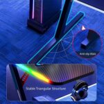 Mesa Gamer Delta Aitek em L com iluminação RGB para jogos e escritório, mais espaço e estilo para seu setup - Imagem 5