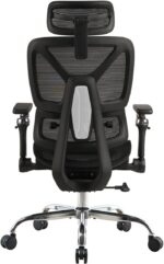 Cadeira ergonômica Comfy com ajuste lombar, reclinável, mesh respirável e suporte de até 200kg para escritório e home office - Imagem 7